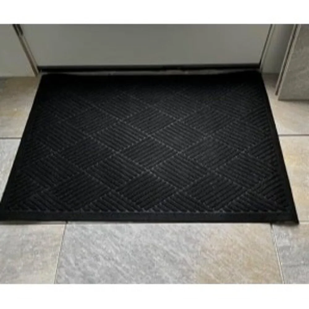 New Sturdy Front Door Mat, Absorbent Muddy Dirt Resist Welcome Door Mats
